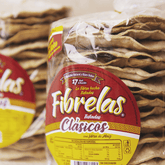 Tostadas a base de fibra